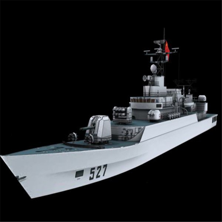 四更镇3d护卫舰模型